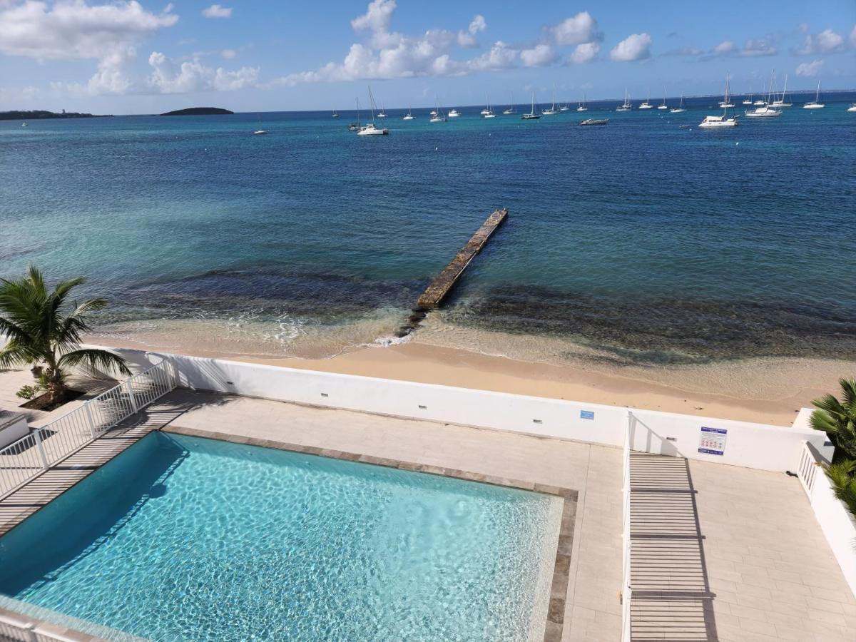 Beau Duplex Vue Mer Avec Piscine Et Acces Plage Marigot  Eksteriør billede